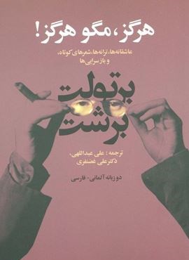 هرگز،مگو هرگز! (عاشقانه ها،ترانه ها،شعرهای کوتاه و بازسرایی ها)(2زبانه)(گل آذین) هرگز،مگو هرگز! (عاشقانه ها،ترانه ها،شعرهای کوتاه و بازسرایی ها)(2زبانه)(گل آذین)